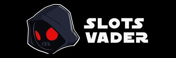 Grafika kasyna SlotsVader z bębnami automatu i wskaźnikiem zwrotu